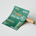 Affiche St-Patrick 2025 - Brasserie du Goulot